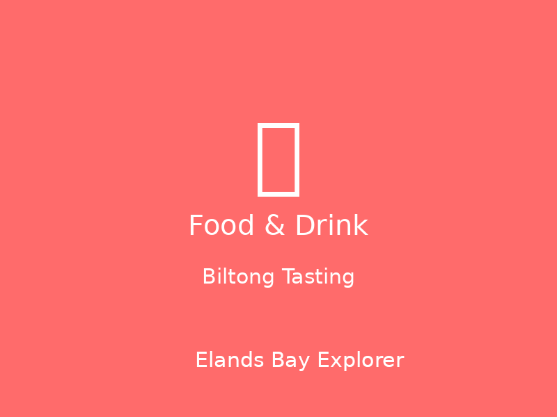 Biltong Tasting