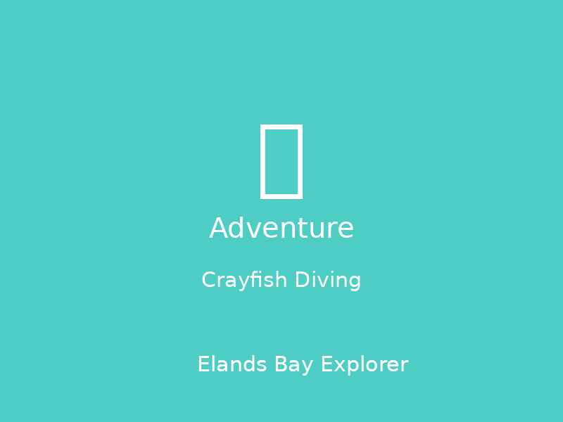 Crayfish Diving